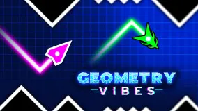 Geometry Vibes is a fast-paced platform game in which players control a geometric block that moves through challenging obstacles to the beat of music. The game combines fast reflexes with eye-catching neon graphics